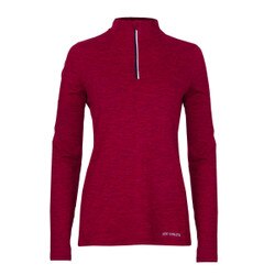 Hot Chillys ClimaTek ZipT Women's in Burgundy Heather